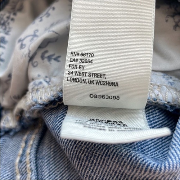 Free People We The Free Curvy Vintage Hi Rise Button fly Jean Shorts. Size 25. - Picture 13 of 13